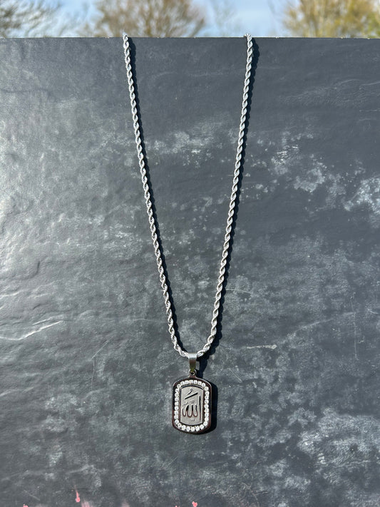 Crystal Dog Tag Set