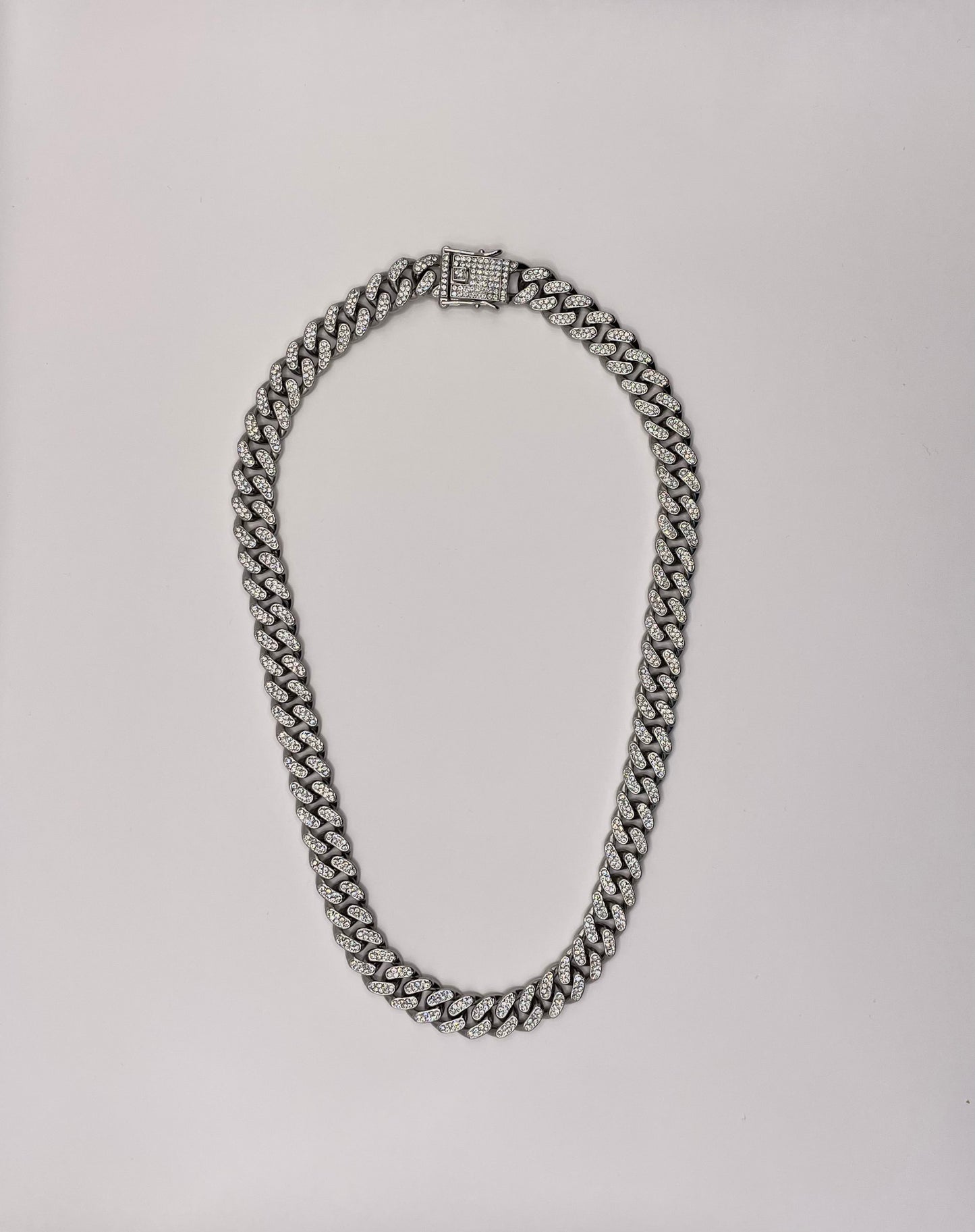 10mm iced out curb chain