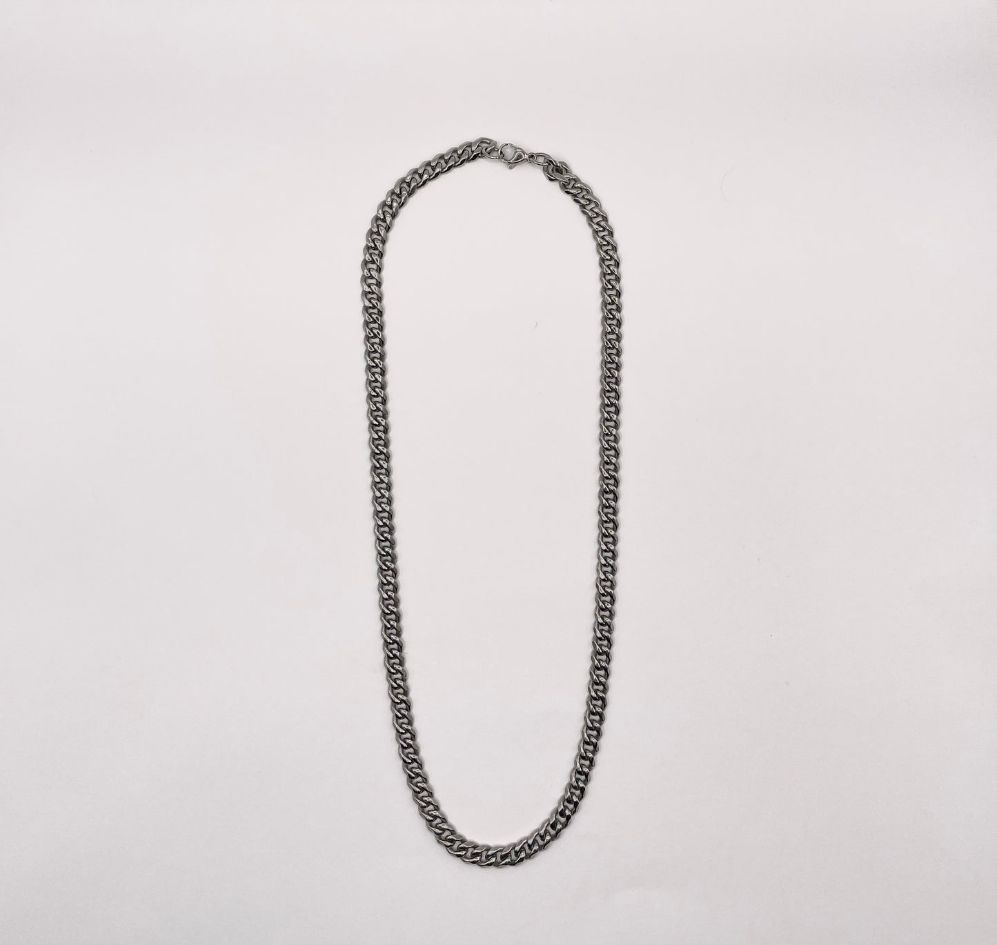 Silver 7mm curb chain