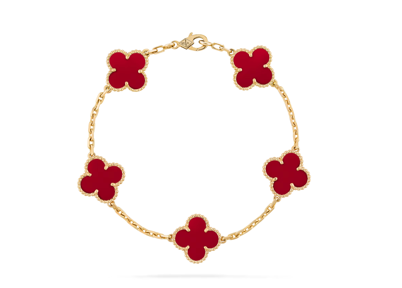 Four leaf clover bracelet